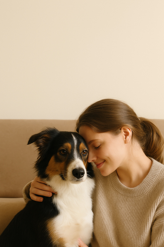Mascota mirando a su humano – inteligencia emocional en perros y gatos