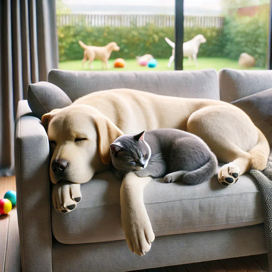 Perro durmiendo plácidamente – comportamiento del sueño en mascotas