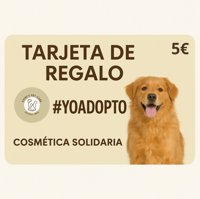 Tarjeta regalo digital para cosmética natural de mascotas – Chiwi’s Pet Care
