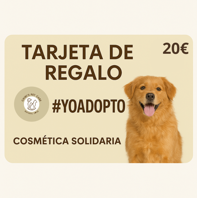 Tarjeta regalo digital para cosmética natural de mascotas – Chiwi’s Pet Care