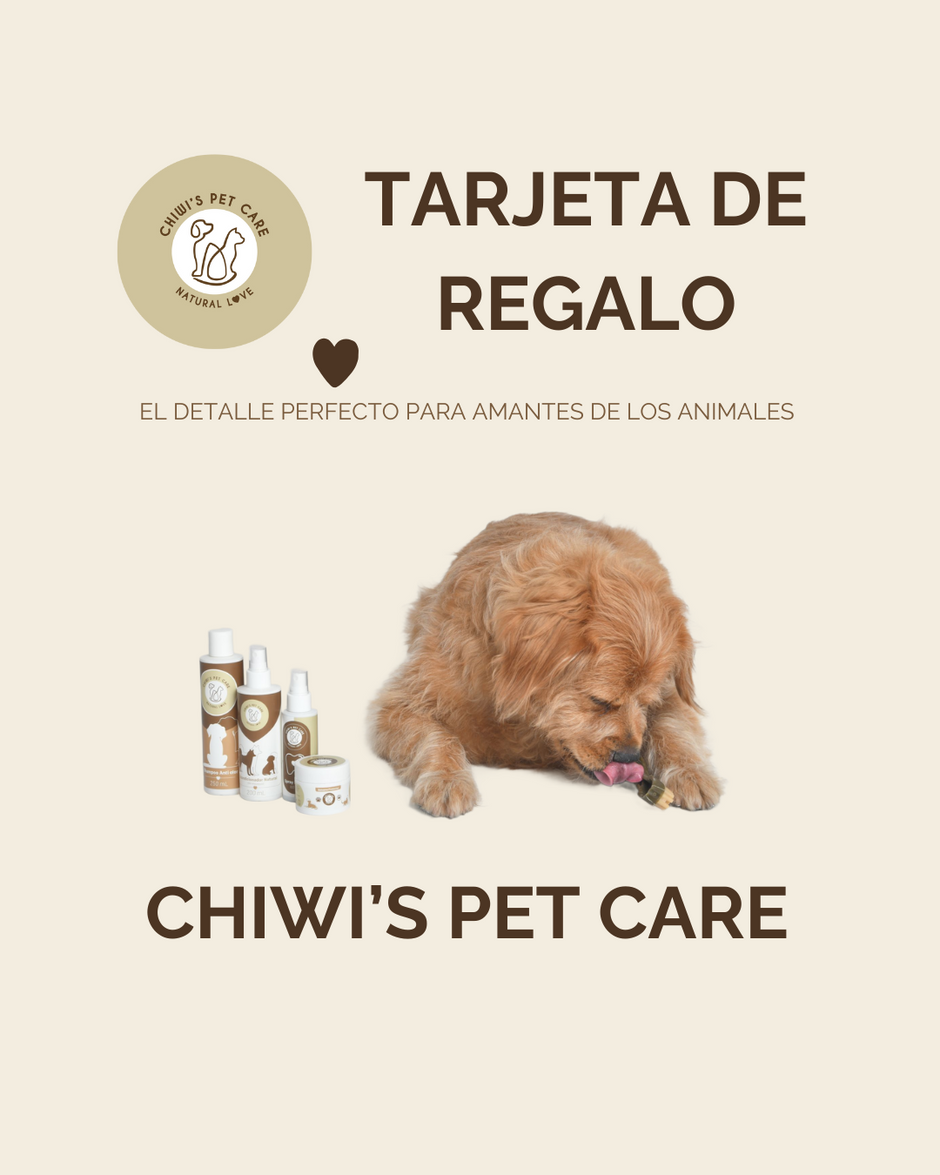 Tarjeta regalo digital para cosmética natural de mascotas – Chiwi’s Pet Care